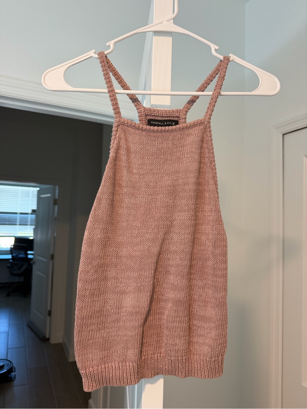 Kendall & Kylie Dusty Rose Knit Cami